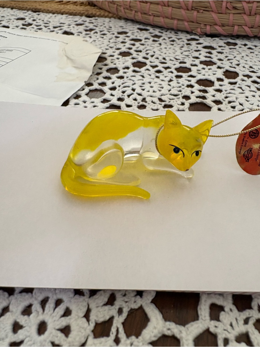 The Bradford Exchange Set of 17  Glass Cats Figurine From The Cat-itude Series